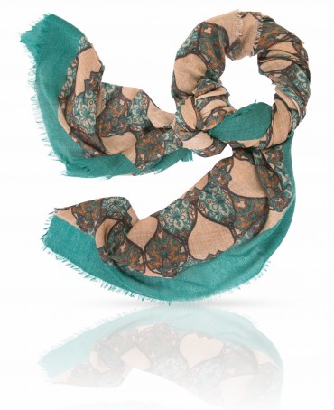 Палантин Унисекс W70.TW4-SK114/GREEN